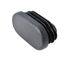 oval schwarz